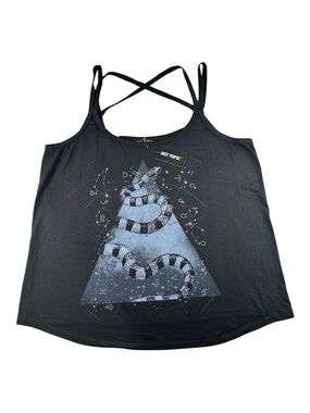 Hot Topic Women’s  Witchy Black Snake Gothic Strappy Tank Top Size 3X